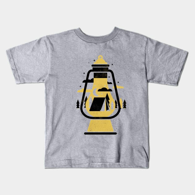 Night Light Kids T-Shirt by RobertJohn